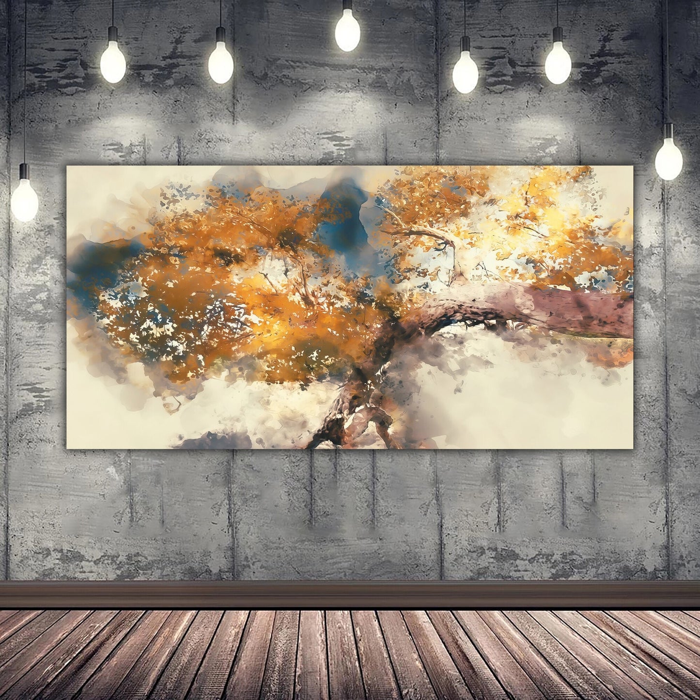 Abstract Tree Canvas Print, Tree Wall Decor, Tree Print For Living Room, Modern Abstract Art, Tree Print