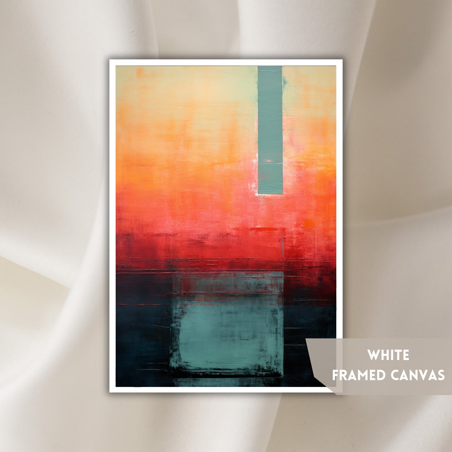 Abstract Canvas Paintıng, Modern Wall Art Decor, Perfect Gift Idea, Mark Rothko Artwork, Minimalist Decor, Canvas Wall Decor, Unique Gift